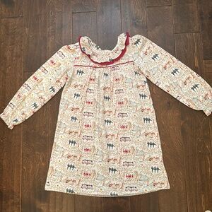 Smockingbird 12 Days of Christmas Hand Painted Knit Dress - 12